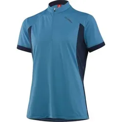 LÖFFLER Damen Trikot W BIKE SHIRT HZ ALPHA 23, Größe 44 in Blau Blau