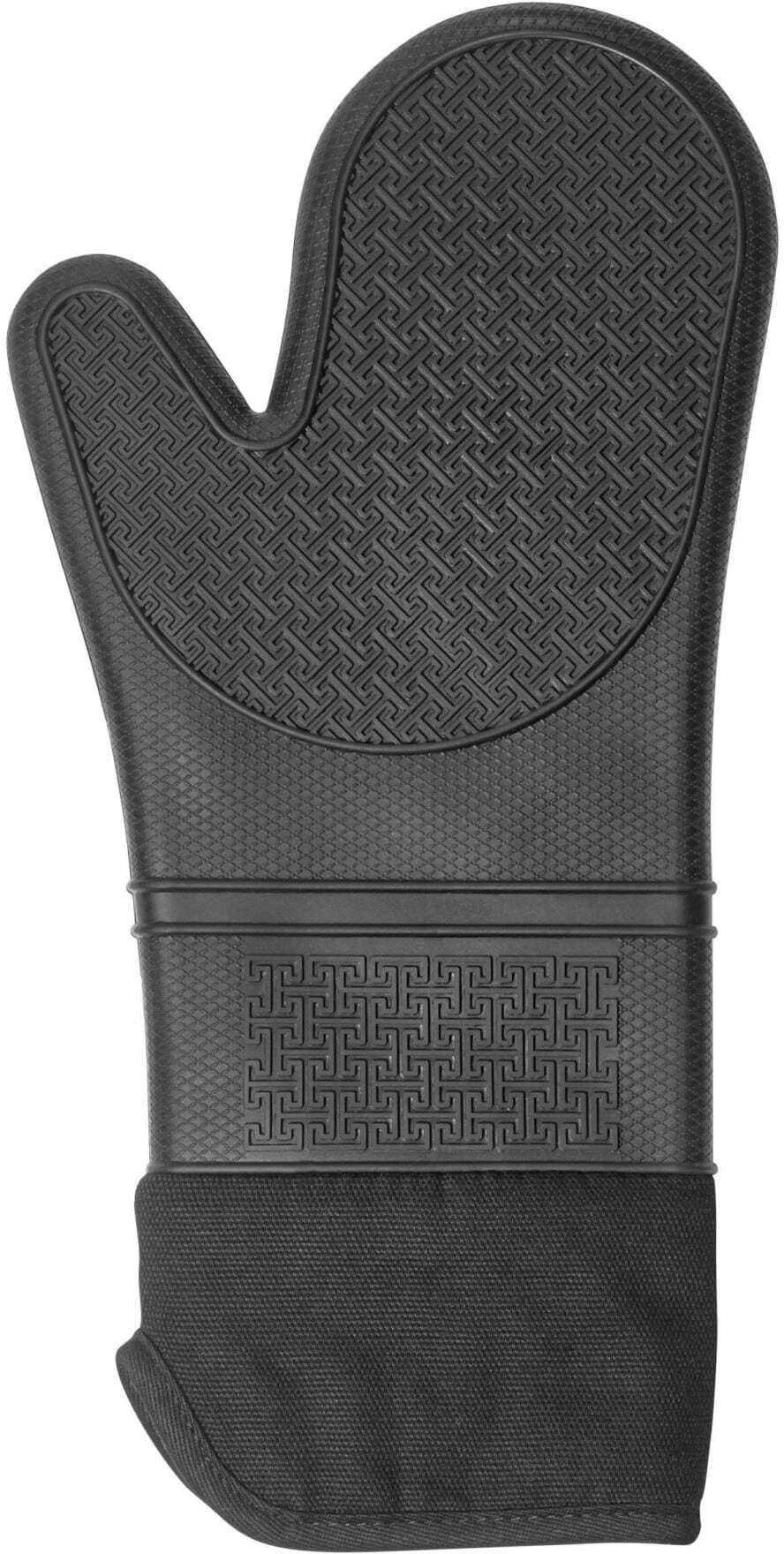 Grillhandschuhe "Moha Oven & BBQ", schwarz, Silikon, Topflappen, Grillhandschuhe schwarz Einheitsgröße
