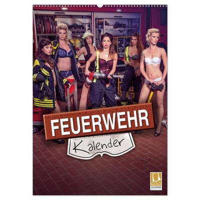 Feuerwehrkalender 2026 (Wandkalender 2026 DIN A2 hoch), CALVENDO Monatskalender