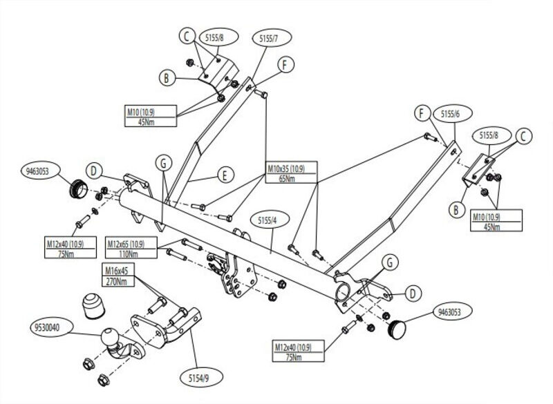 Attelage Peugeot Partner 2 Long (10/08-06/18) Standard