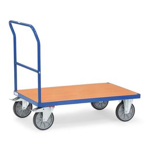 Fetra Transportwagen Schiebebügelwagen, 2503, 1200 x 800 mm, mit Feststellbremse, Tragkraft 600 kg
