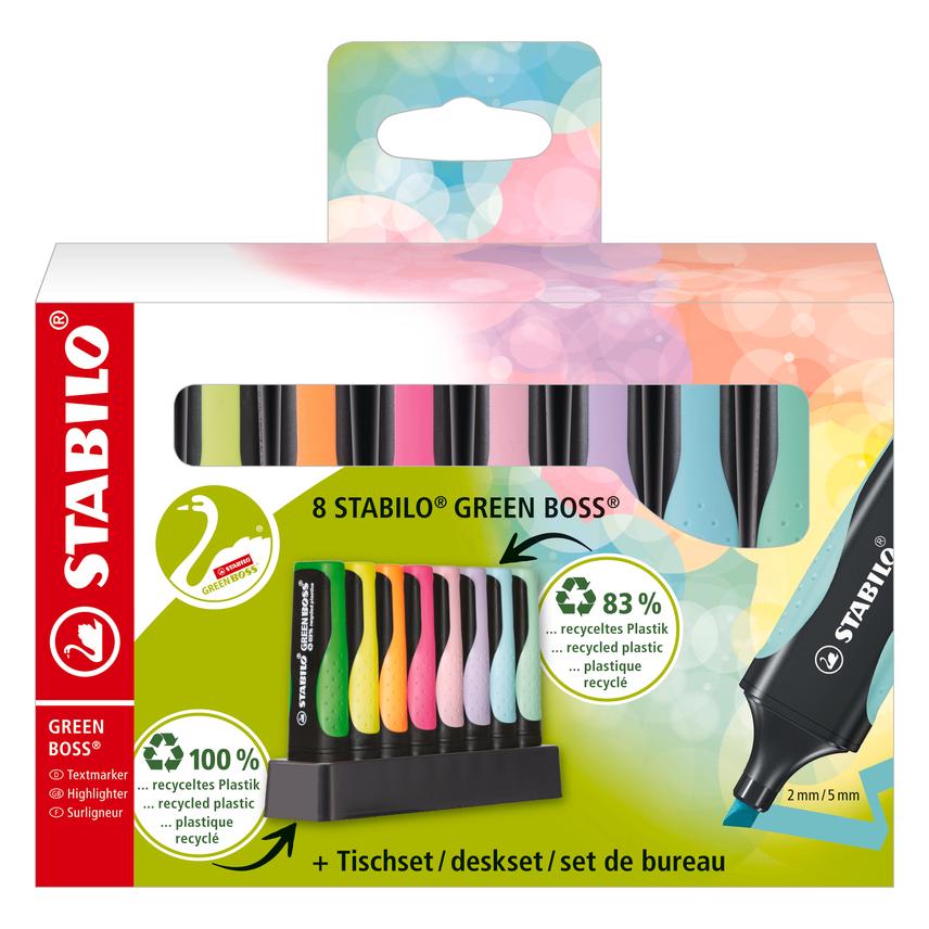 Stabilo GREEN BOSS Textmarker (8x) (6070/08-5)