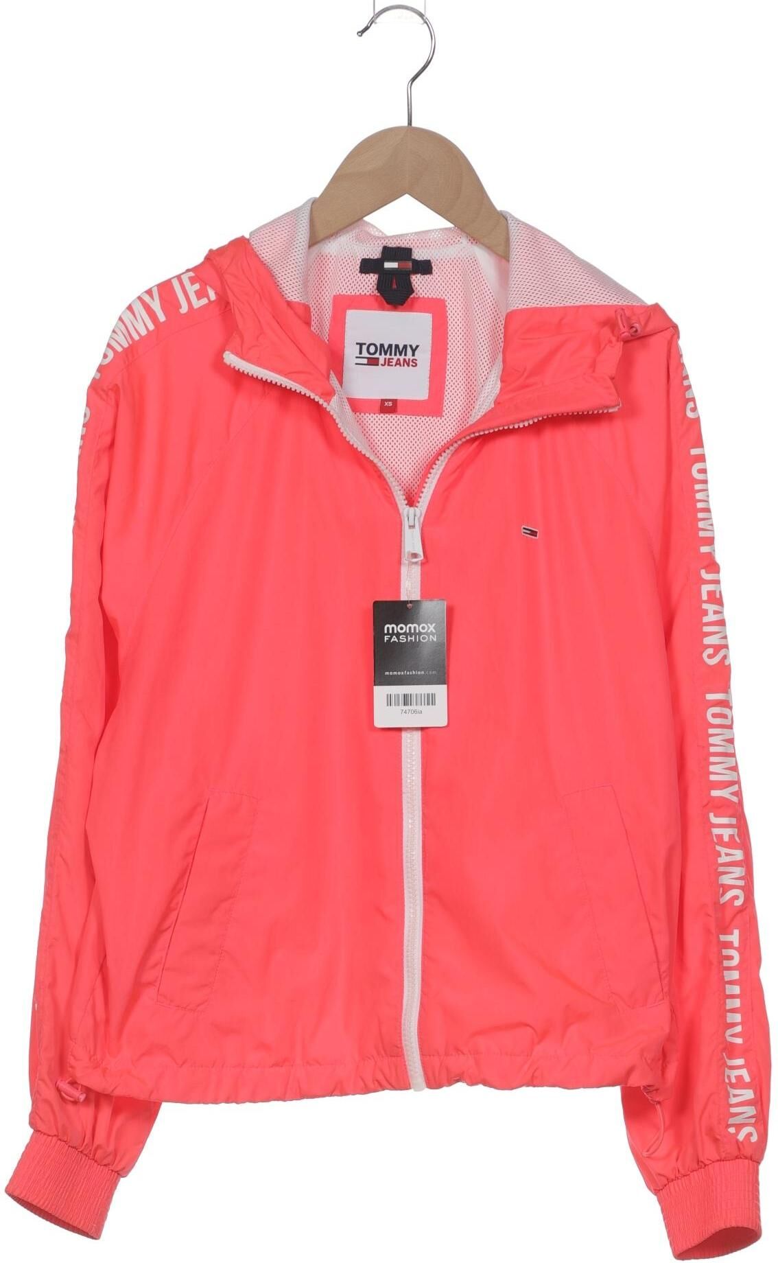 Tommy Jeans Damen Jacke, Neon, Gr. XS, Synthetik - Second Hand