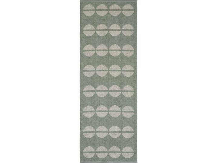 HORREDSMATTAN Outdoor-Teppich Bastian green Tupfenmuster Phthalatfreies PVC 90 Prozent, Polyester 10 Prozent 70 x 450 cm - Material: Phthalatfreies