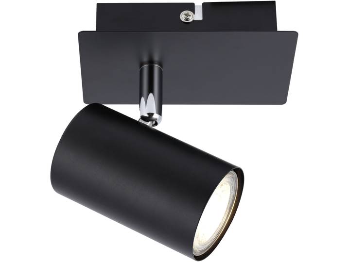 Spot Basiano schwarz Metall B 8 cm