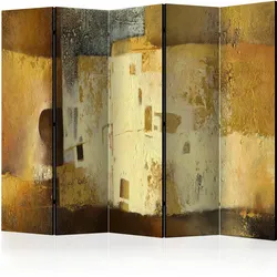 Paravent Golden Oddity II Honig/Hellgelb