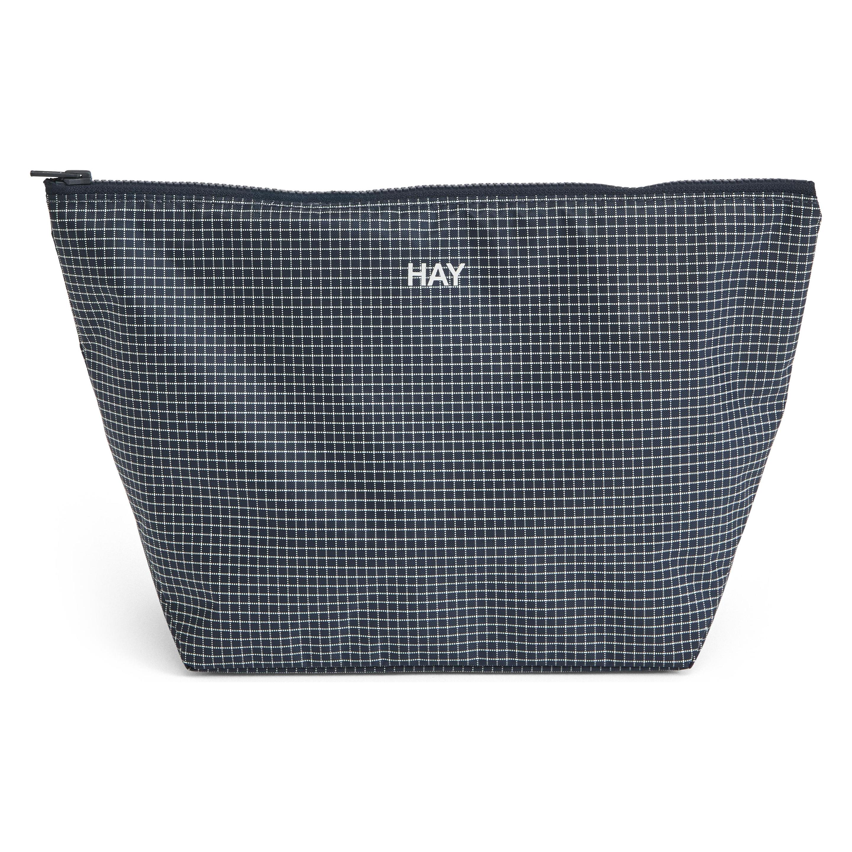 HAY - Grid Pouch - Medium - Dark Blue (AF782-A602-AE89)