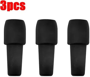 KitchenNation Universal Red Wine Bottle Stopper, Soft Silicone Double Seal, Bar Wine Utensils, Kitchen Tools Cap black 3pcs Set