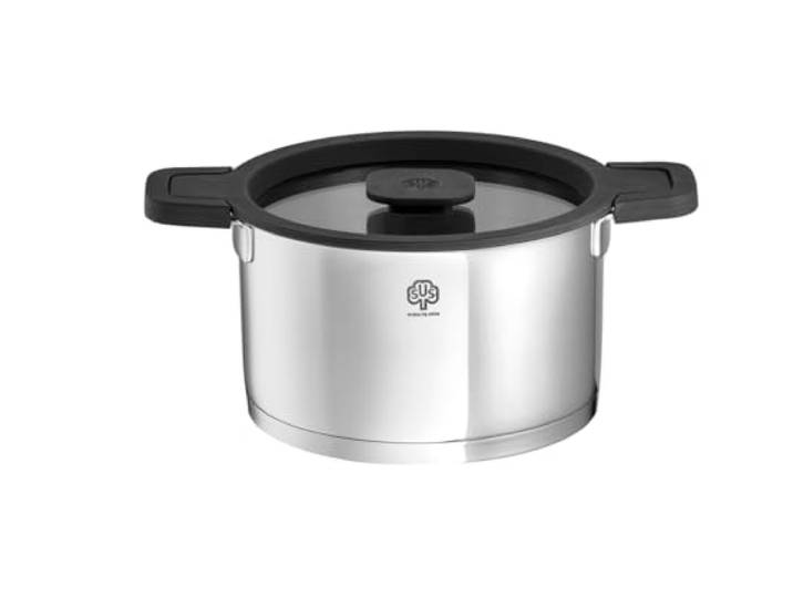 Schulte-Ufer Fleischtopf Maxa by Barski Design 64119-24, Edelstahl, 24 cm, ca. 5,5 l