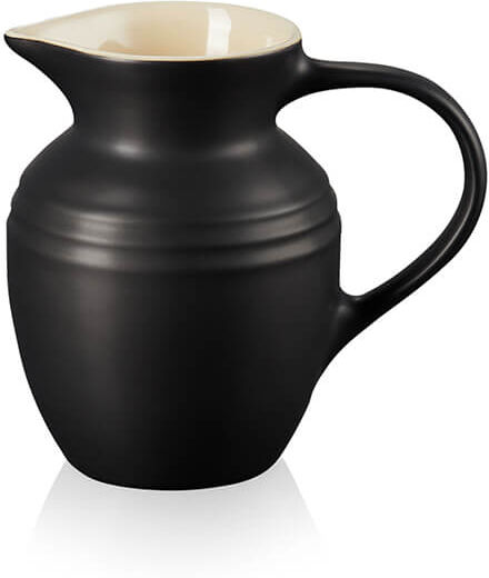 Le Creuset Satin Black Stoneware Breakfast Jug