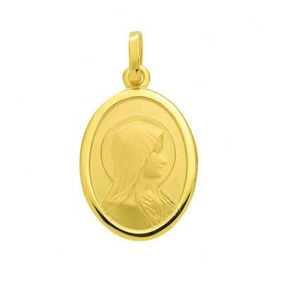 Kettenanhänger ADELIA´S "Medaille Madonna 333 Gold ( 8K )", gold, Schmuckanhänger, Damen, Gold, Kettenanhänger, Goldanhänger Madonna