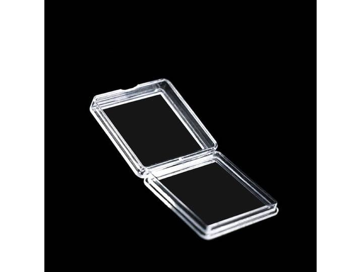 Boîte de rangement pour pièces de monnaie, 1000 pièces/lot, étui pour capsules, conteneur carré pour bijoux/perles/artisanat, boîte de rangement, conteneur de décoration de bureau