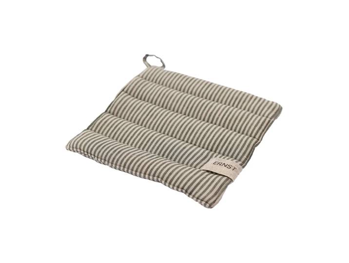 ERNST Manique Ernst rayée 23x25 cm Vert-beige