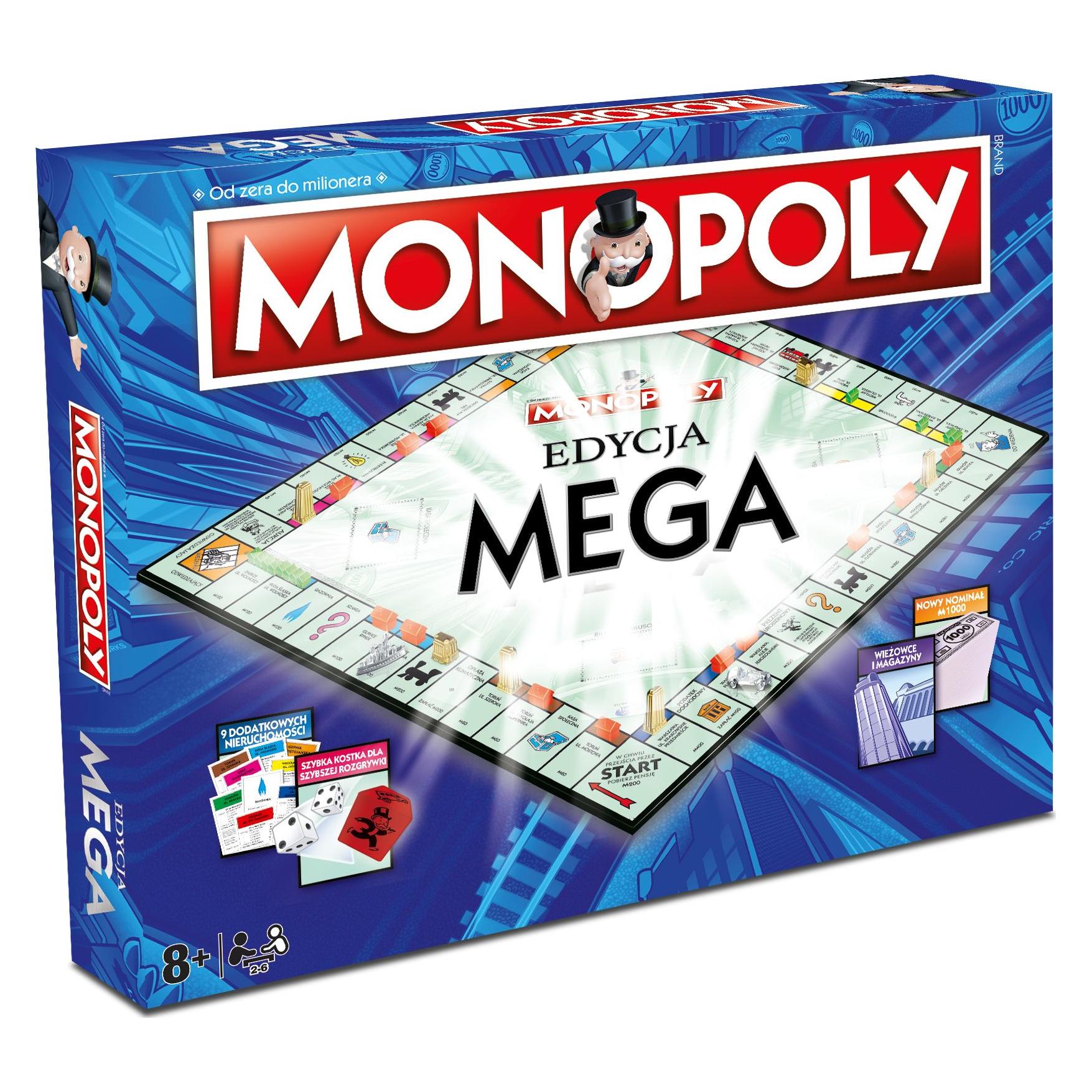 Winning Moves The Monopoly Mega Board Game (Deutsch) (WM00005-POL-6)