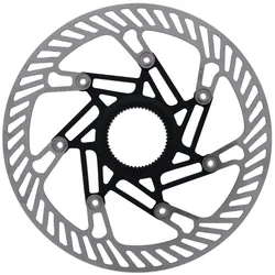 Campagnolo Bremsscheibe 160 mm silber mit Stahl-Spider
