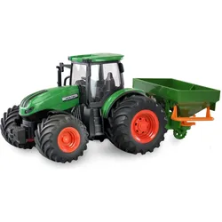 Amewi Traktor mit Düngerstreuer, Grün 1:24, RTR (RTR Ready-to-Run)