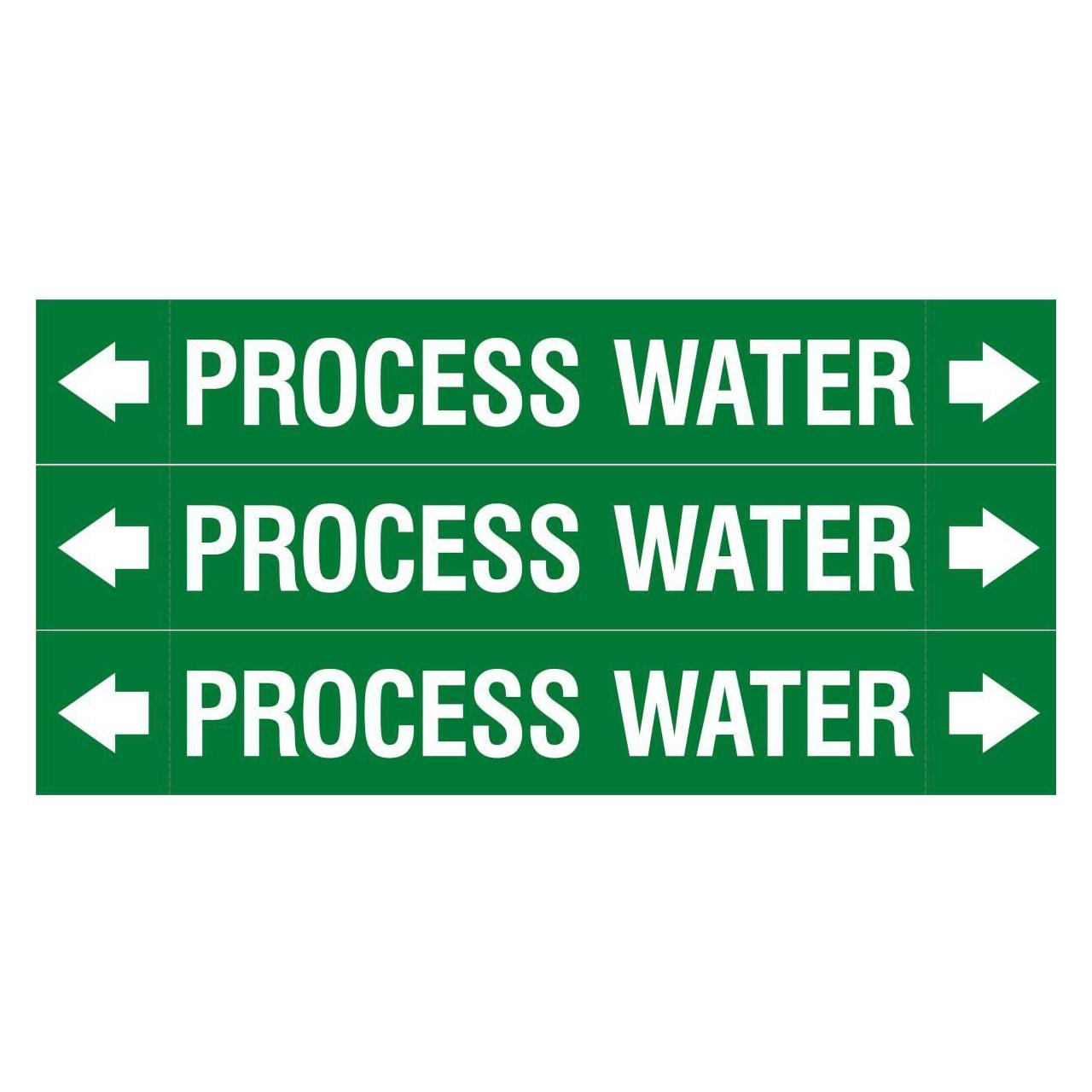 Brady ASME - Rohrmarkierer - Process Water (ASMEPM-37X230MM-PROCESS WATER)