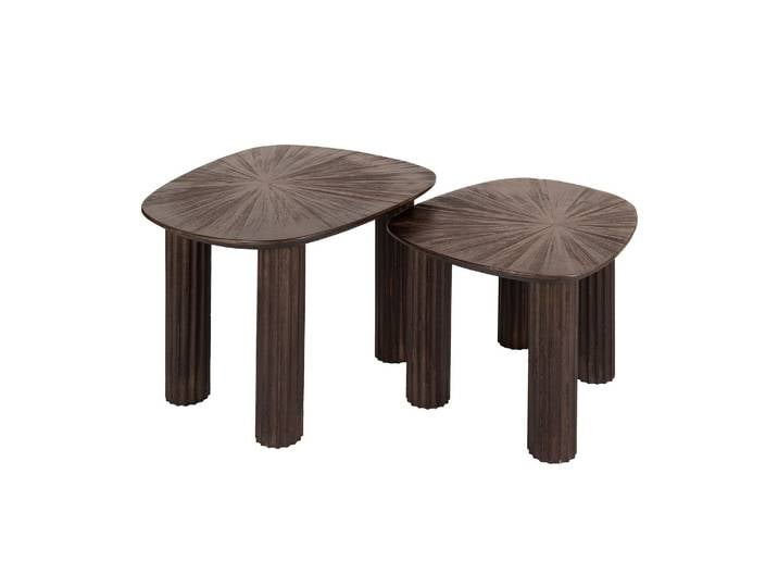 Clemento Maya Teak Couchtisch organisch