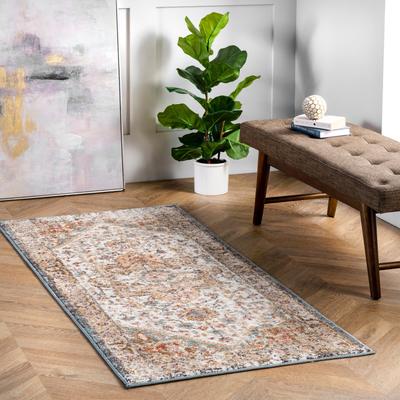 Nuloom Sofia Faded Persian Medallion Area Rug