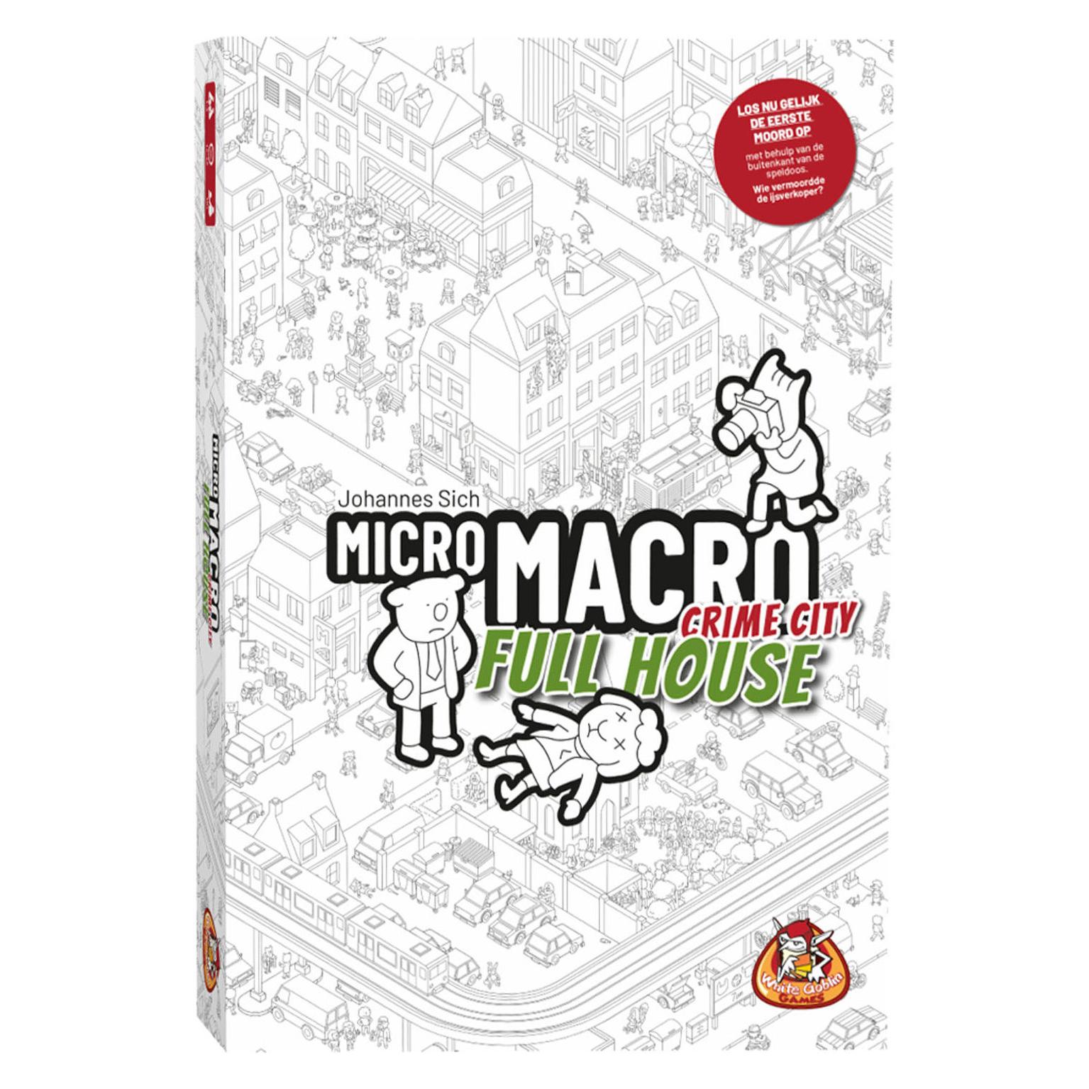 White Goblin MicroMacro: Crime City Full House (1 - 4 Spieler) (WGG2169)