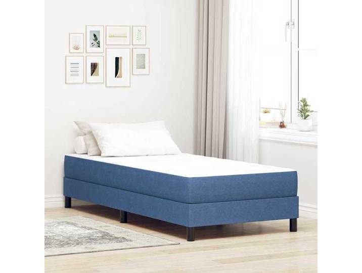 Matelas de Lit avec matelas Bleu 100 x 200 cm tissu Matelas Élégant Matelas à Ressorts Ensachés Ultra Durable 42008274