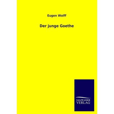 Der junge Goethe, Taschenbuch von Eugen Wolff, Salzwasser, 978-3-8460-3454-5
