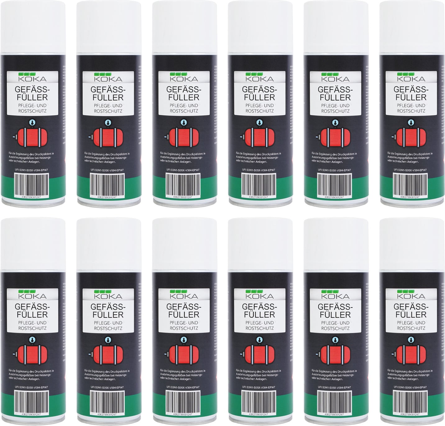 KOKA Vulmiddel voor vazen, 12 stuks, 400 ml