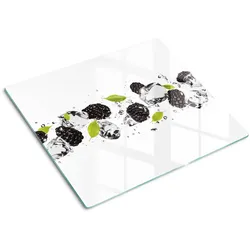 GLASPLATTE 60x52 cm Kirschwasser