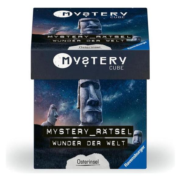 Ravensburger 24580 - Mystery Cube - Wunder der Welt: Osterinsel - Für Rätsel-Begeisterte ab 10 (Deutsch, 1 Spieler) (RAV24580)