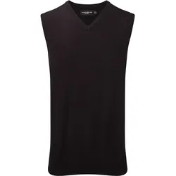Russell Collection Strickpullunder m V-Ausschnitt, black, XXS
