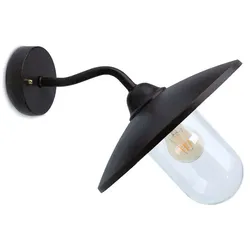 Faro Outdoor Wandleuchte WALLY E27, IP44, rostbraun FAR-74261