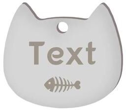 Uplift Treasures Personalized Stainless Steel Pet ID Tag With Engraving 5 s