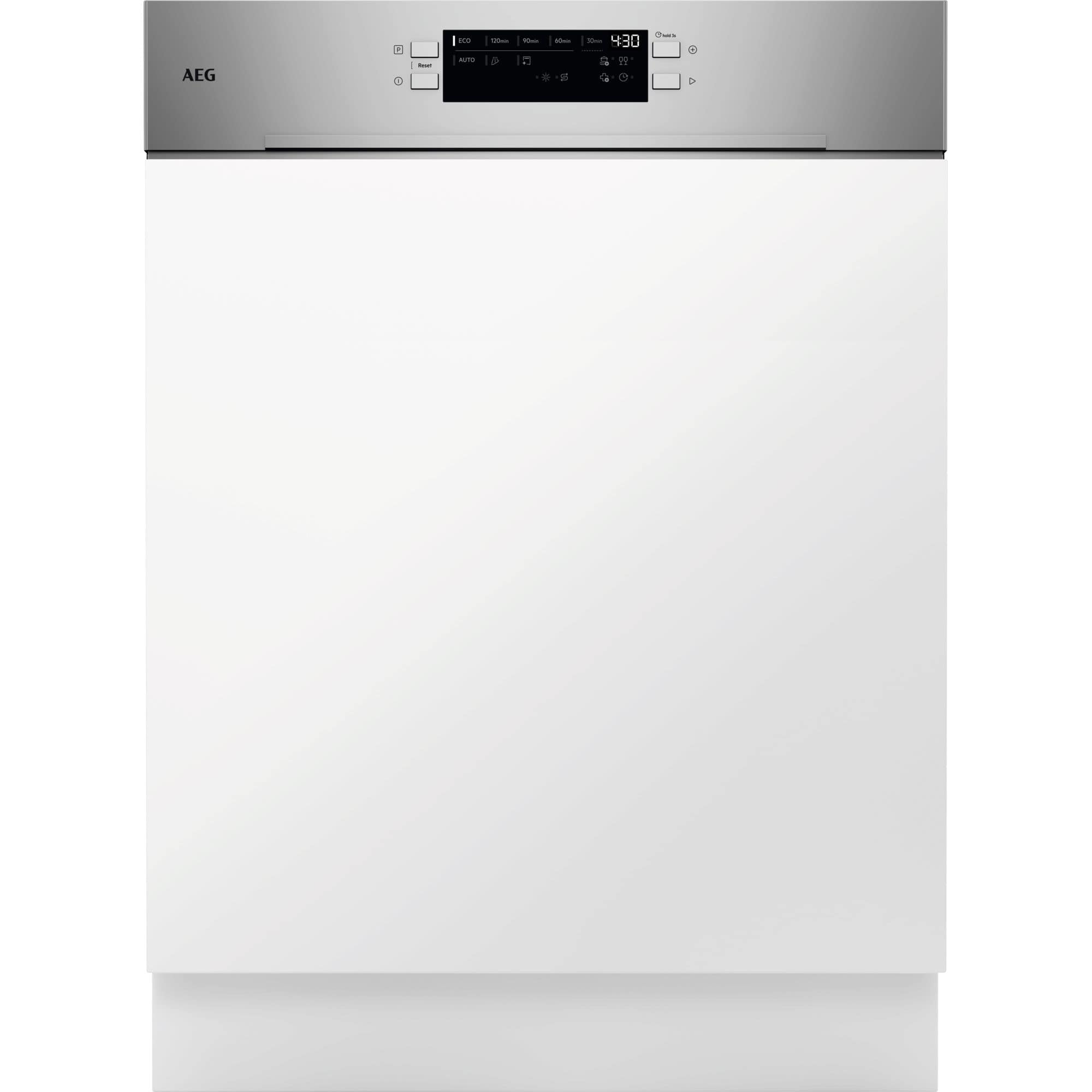 AEG Serie 6000 GT620C1SFM 60 cm Geschirrspüler Teilintegriert Leise 13 Maßgedecke aquaStop Funktion 911 562 106