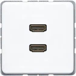 Jung Multimediadose 2 x HDMI MA CD 1133 WW