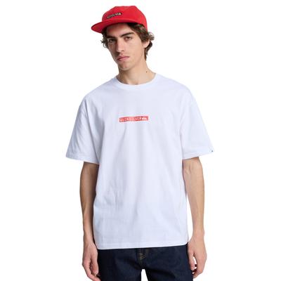 T-Shirt QUIKSILVER "Dna Clicker", Herren, Gr. XS, weiß, Obermaterial: 100% Baumwolle., Shirts T-Shirt