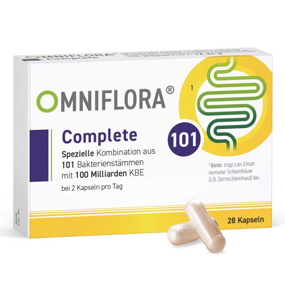 Heilpflanzenwohl GmbH Omniflora® Complete mit 101 Bakterienstämmen Kapseln 19628623