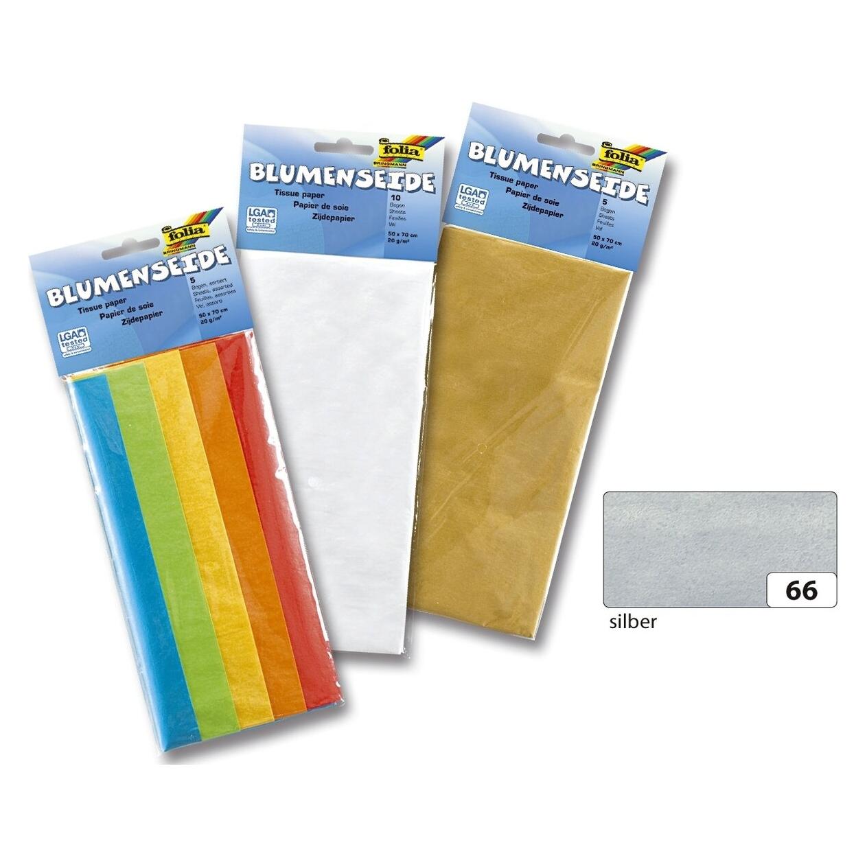 Werola Seidenpapier helltürkis, 24 Bogen 50x75cm (19 g/m², 1x) (SEA3060-24BL)