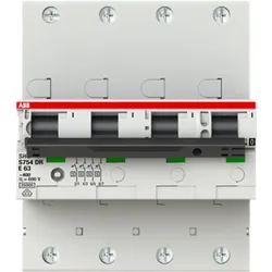 ABB S754DR-E63 Hauptleitungsschutzschalter SH-Schalter in E-Char., 25kA, 63A, 4P