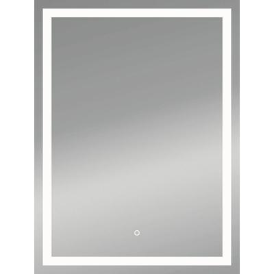 Badspiegel JOKEY "FrameLight II", silber (silberfarben), B:50cm H:70cm T:2,9cm, Spiegel, Badspiegel, 50 x 70 cm