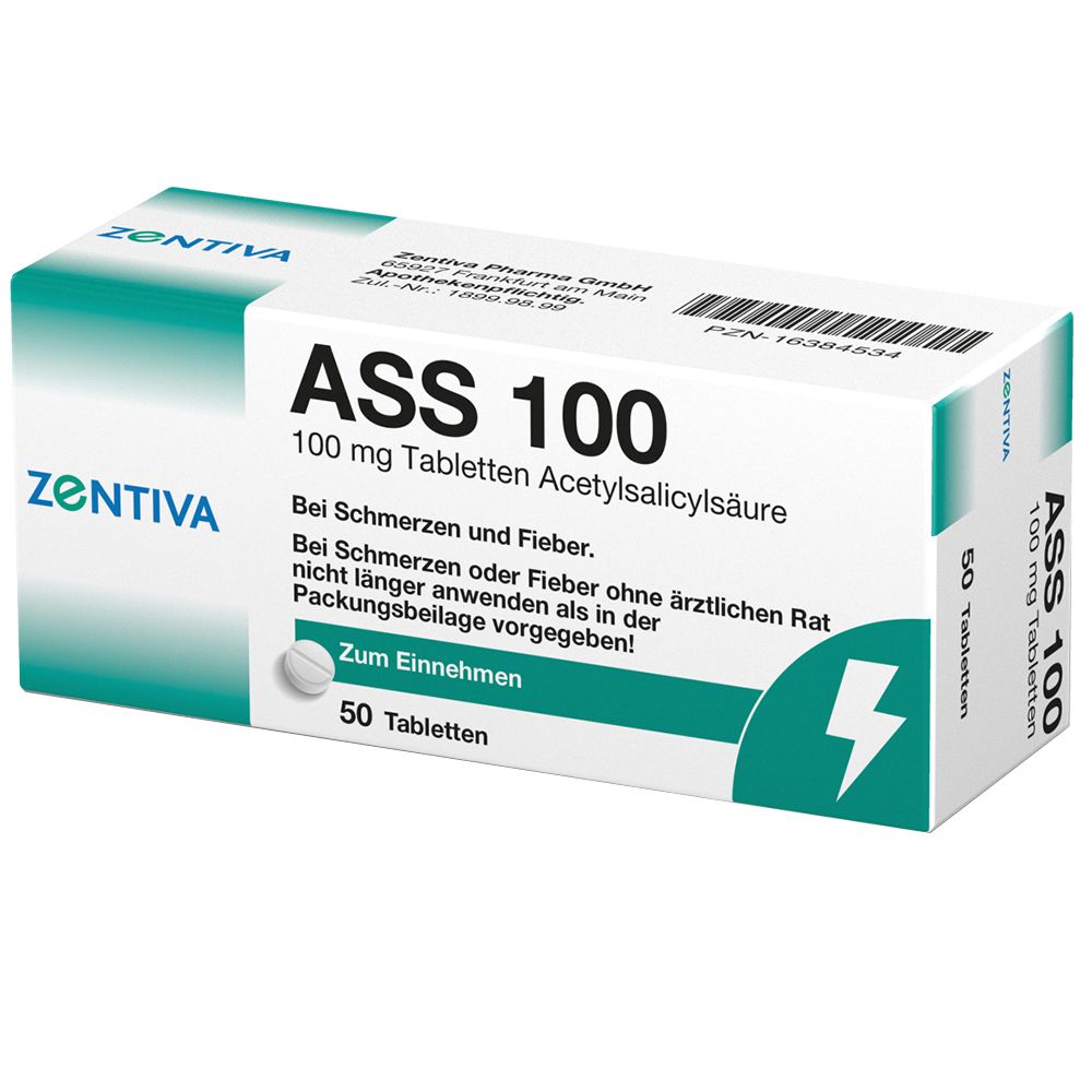 ASS 100 50 St Tabletten