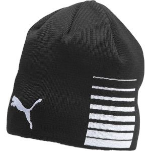 PUMA Wintermütze LIGA Reversible Beanie, schwarz, Strickmütze, Unisex, Universalgröße