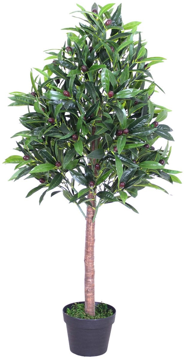 Decovego Kunstmatige Olijfboom van Echt Hout, 110 cm
