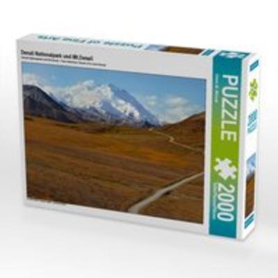 CALVENDO Puzzle Denali Nationalpark und Mt.Denali 2000 Teile Lege-Größe 90 x 67 cm Foto-Puzzle Bild von Dieter-M. Wilczek