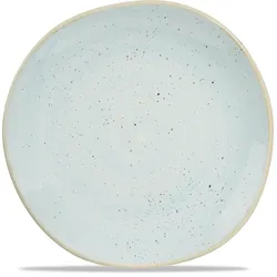 Churchill Stonecast Duck Egg Blue Teller Organisch Coup 26,4cm