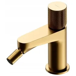 Omnires, Bidetarmatur, Contour Stand-Bidetarmatur, gebürstetes Gold