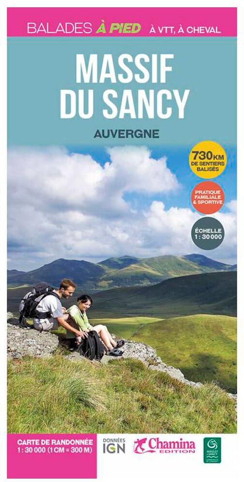 Chamina Edition  - Massif du Sancy - Carte