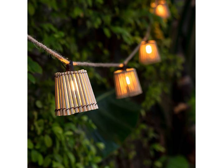 Solar-Lichterkette Okinawa 11 x 9 x 800cm Braun/Braun