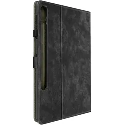 Avizar Business Etui, Fächer und Standfunktion Series (Samsung Galaxy Tab S9+), Tablet Hülle, Schwarz