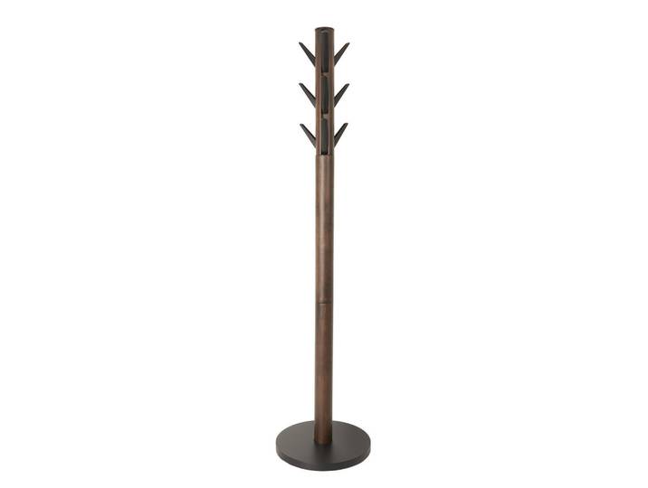 Umbra Kleiderständer, Schwarz, Walnussfarben, Holz, 40x168x40 cm, Jackenhalter, Holzmöbel, Garderobe Holz, Kleiderständer Holz