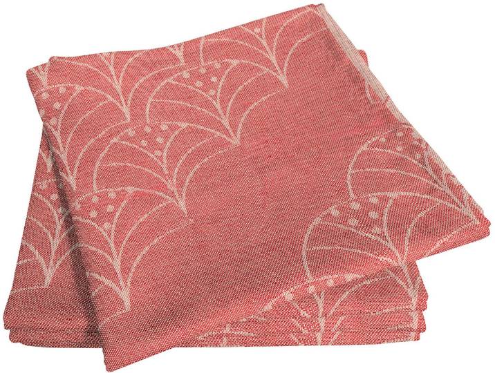 Stoffserviette ADAM Argentinian Criolla Light Gr. 1, rot, B:30cm L:30cm, Obermaterial: 100% Baumwolle, Servietten, Stoffserviette